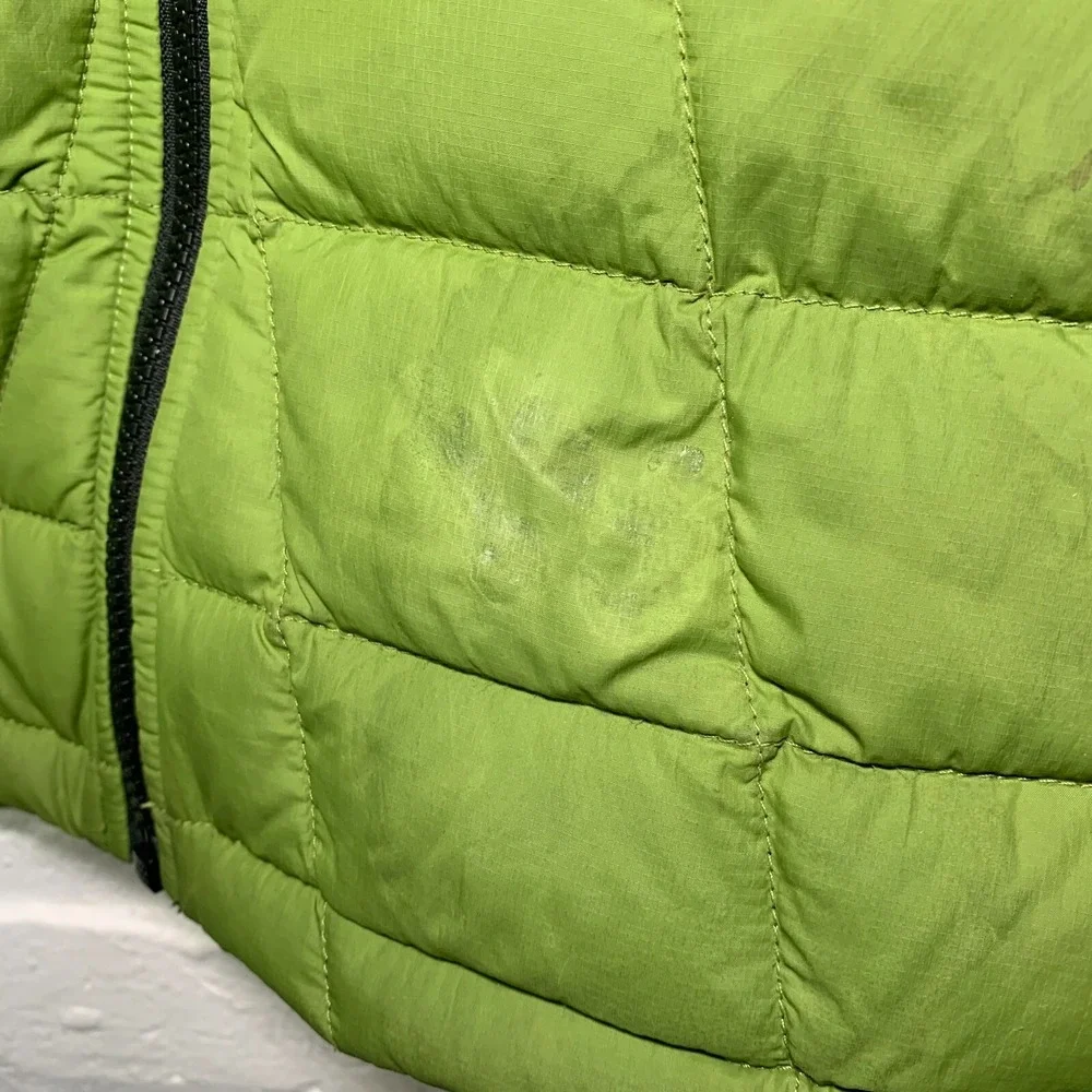 The North Face 550 Down Green & Black Puffer Jacket Mens Size‎ XL